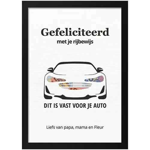 geld cadeau rijbewijs